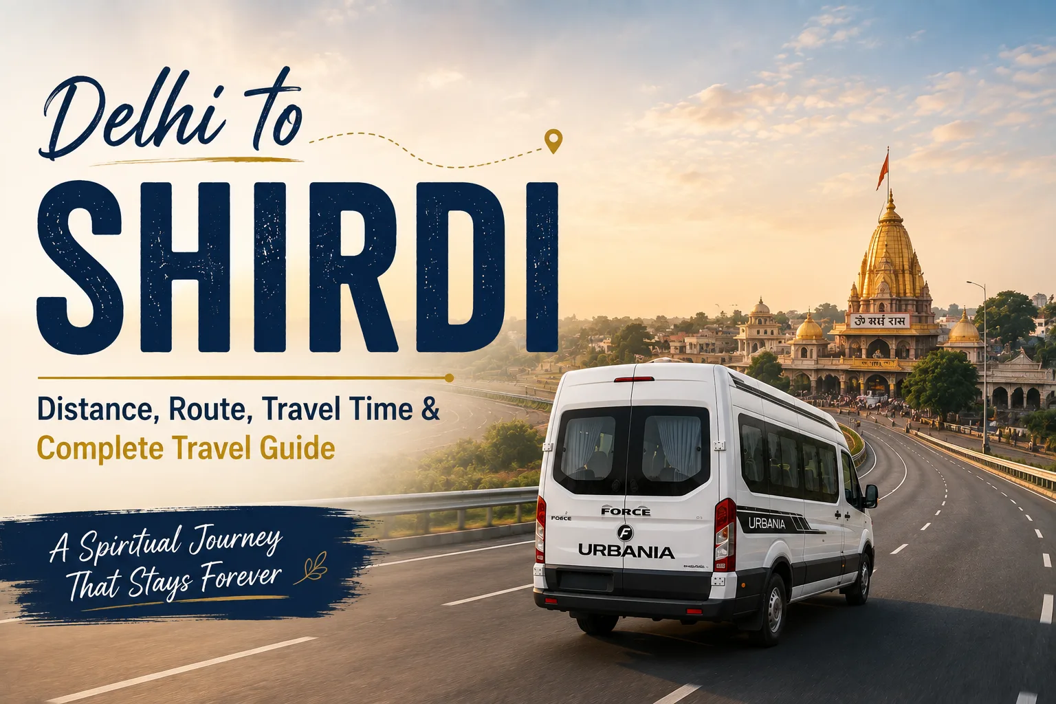 Delhi to Shirdi Distance